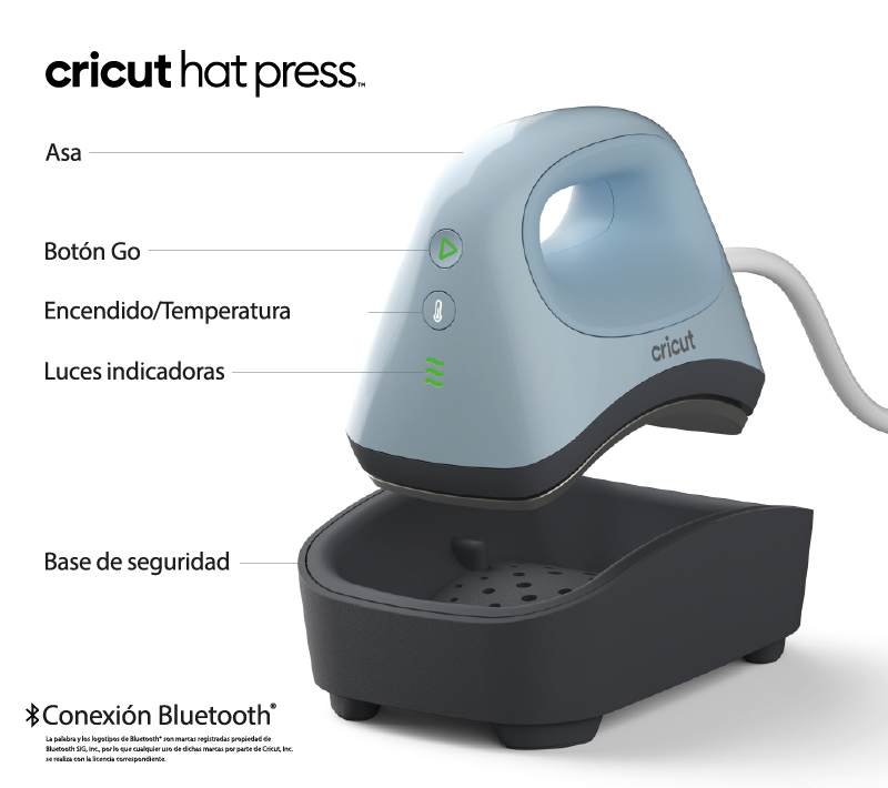 Súper OFERTA - Plancha para Gorras Hat Press Cricut