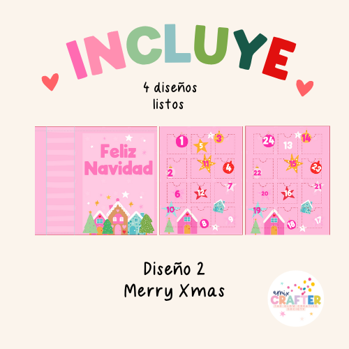 ✨ Calendario de Adviento – 24 Regalos Mágicos (Plantilla Editable en Canva) ✨