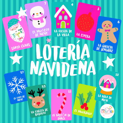 🎄 JUEGO LOTERÍA NAVIDEÑA – KIT COMPLETO PARA IMPRIMIR, ARMAR Y VENDER 🎄
