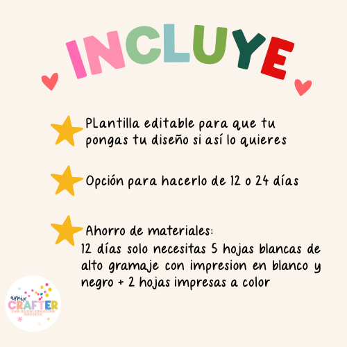 ✨ Calendario de Adviento – 24 Regalos Mágicos (Plantilla Editable en Canva) ✨