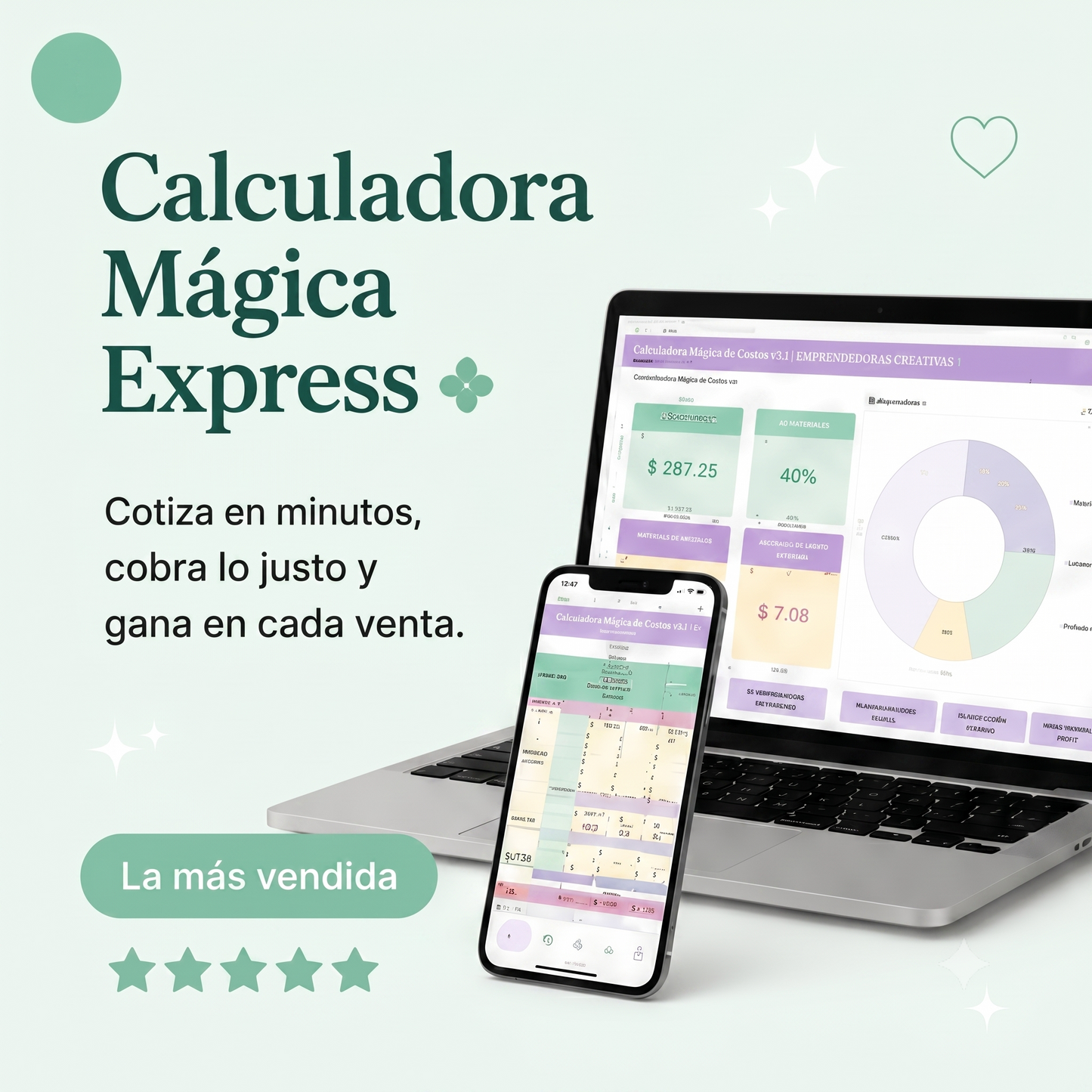 Calculadora de Precios y Cotizadora Mágica Express para Emprendedores