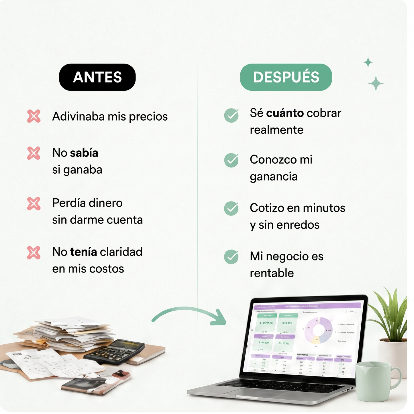 Calculadora de Precios y Cotizadora Mágica Express para Emprendedores