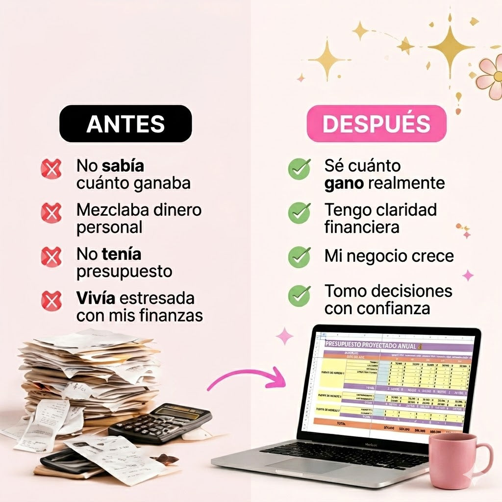 Bundle Crafter PRO: Finanzas™ | Sistema financiero para emprendedoras creativas