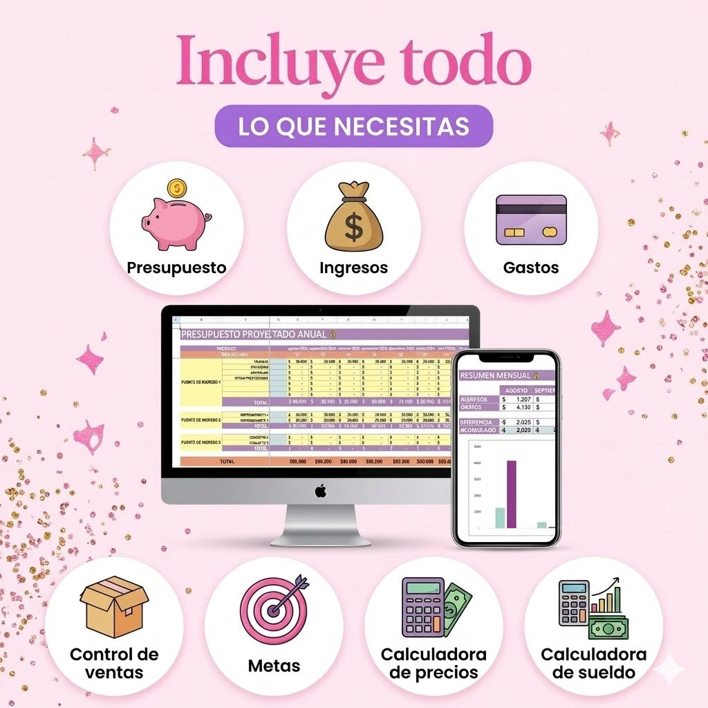 Bundle Crafter PRO: Finanzas™ | Sistema financiero para emprendedoras creativas