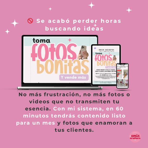 Guía: Fotos Bonitas para Emprendedoras Creativas — eBook + Checklist & Bonuses