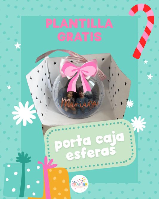 ✨ Plantilla GRATIS de Caja Porta Esferas Personalizadas ✨