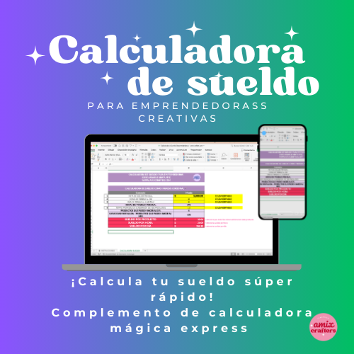 ✨Calculadora de Sueldo para Emprendedoras (GRATIS) 🧮💜