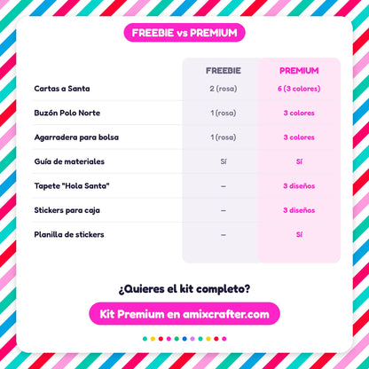 Carta a Santa Gratis | Carta, Buzón Polo Norte y Agarradera para Imprimir (PDF)